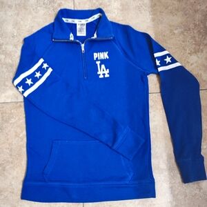 Dodgers quarter zip sweatshirt by PINK